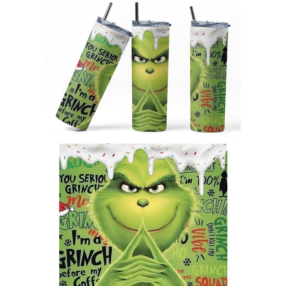 Spread Holiday Cheer, Not Grinch Vibes! 🎄✨ Snag Your Festive 20oz Christmas Sub